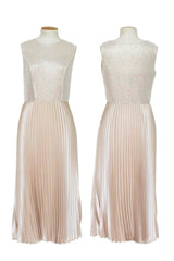 Frank Lyman Pleated Evening Dress