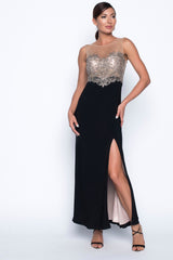 Frank Lyman Crystal Bead Gown
