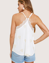 Embroidered Cami / Ivory