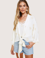 Embroidered Cami / Ivory