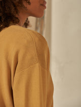 Nile Button Cardi / Mustard