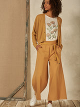 Nile Button Cardi / Mustard