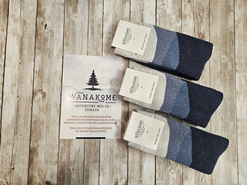 Wanakome Far Horizon Hiker Socks / Midnite Mountain