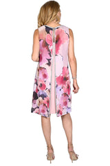 Frank Lyman Floral Overlay Dress