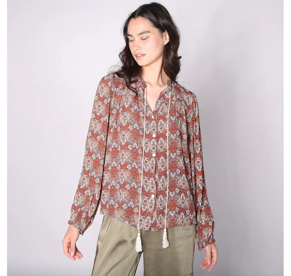 Astrid Harmony Blouse / Autumn Floral