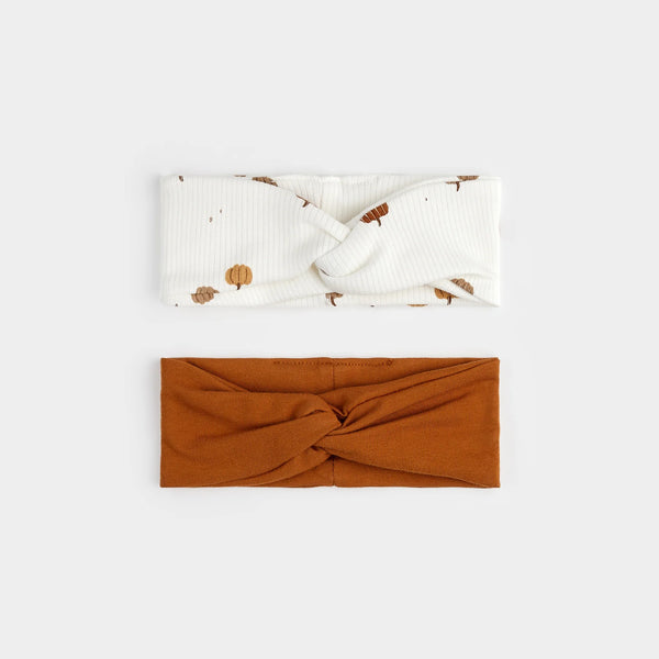 Petit Lem Caramel and Pumpkin Headbands