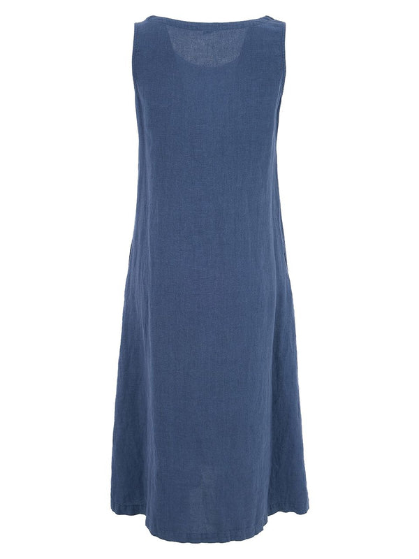 Dolcezza Linen Dress  / Indigo