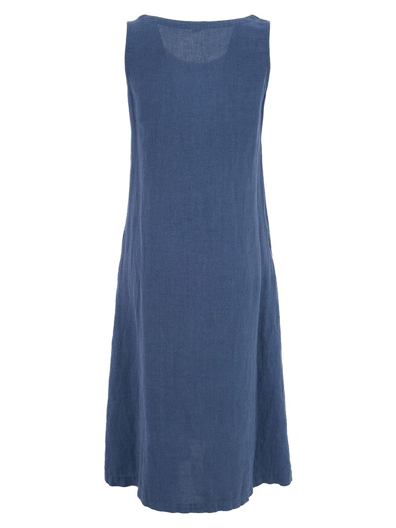 Dolcezza Linen Dress  / Indigo