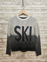 Alashan Merino Ski Sweater / Black & Winter White