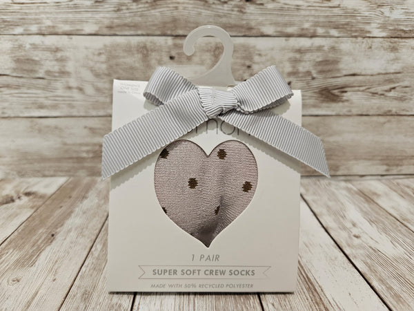 Lemon Cozy Socks / Dots