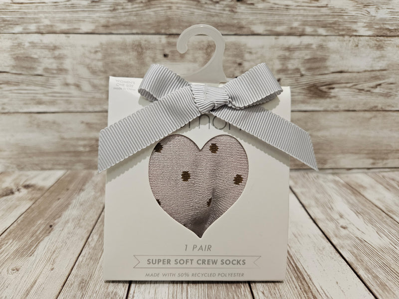 Lemon Cozy Socks / Dots