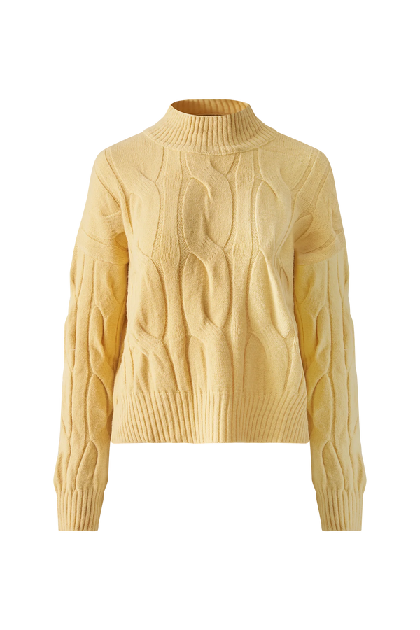 Astrid Cable Sweater / Yellow