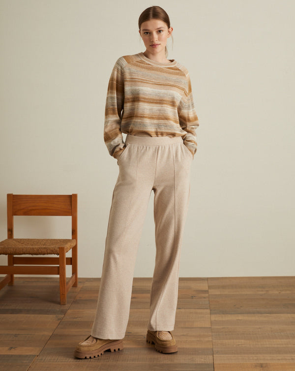 Yerse Ponte trouser / Natural