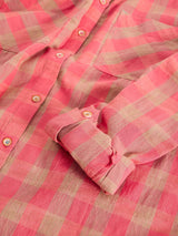 White Stuff Sophie Shirt / Pink Multi Check