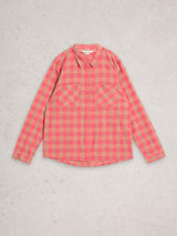 White Stuff Sophie Shirt / Pink Multi Check