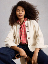 White Stuff Sophie Shirt / Pink Multi Check