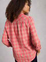 White Stuff Sophie Shirt / Pink Multi Check