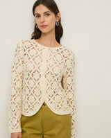 YERSE Crochet Cardi / Ecru