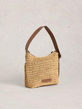 White Stuff Mini Sophia Crossbody Bag / Natural Raffia