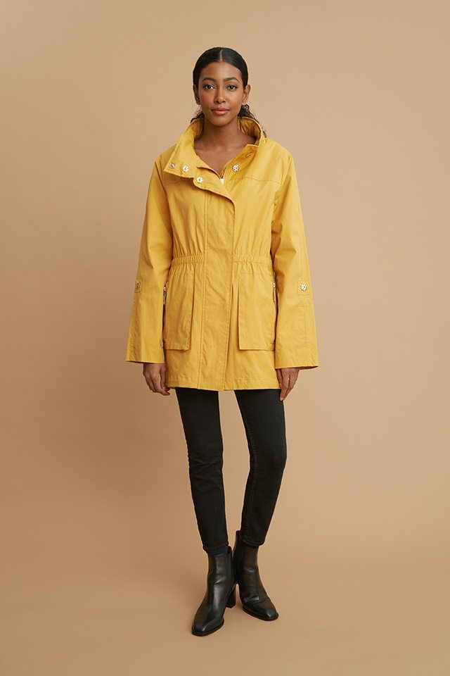 NIKKI JONES Raincoat Honey Mustard shopdidisboutique