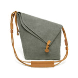 Davan Canvas Shoulder Bag  / Sage Green