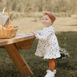 Petit Lem Pumpkin Print Dress Set