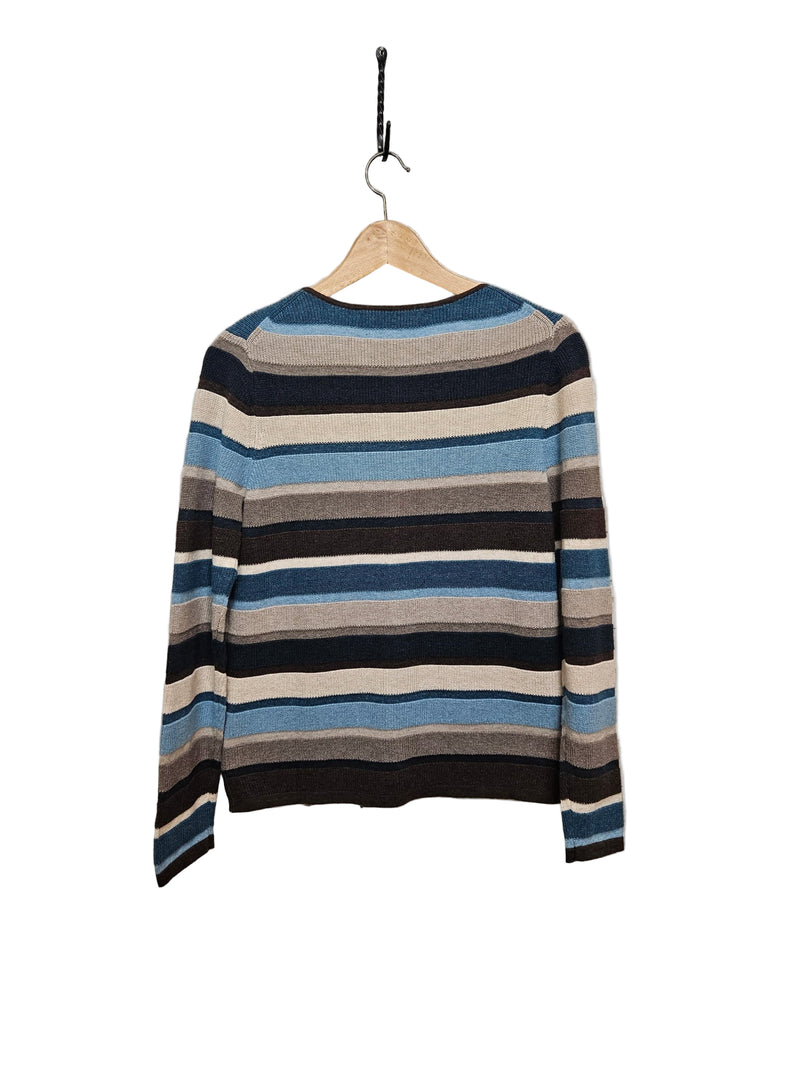 Mansted May Cardigan / Multi Stripe