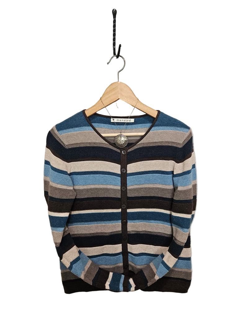 Mansted May Cardigan / Multi Stripe