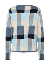 Mansted Chili Checkered Pullover / Soft Blue