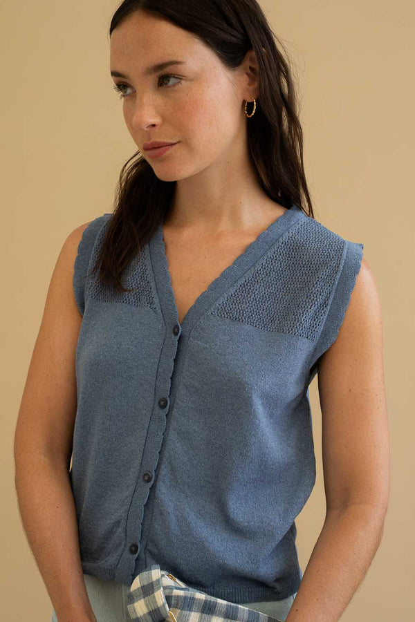 Mus&BomBon Araticum Vest / Blue