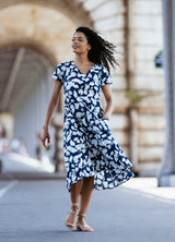 Dress Addict Jazy Dress / Navy/White Floral