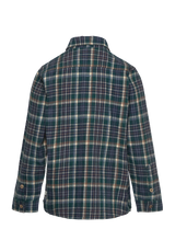 EnFant Check Shirt/ Blue+Green Plaid