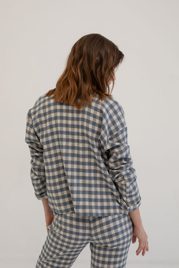 Mus & BomBon Citera Jacket / Blue Check