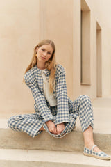 Mus & BomBon Creta Trousers / Blue Check