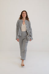 Mus & BomBon Creta Trousers / Blue Check