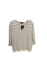 Eternelle Striped Sweater / Vanilla-Black