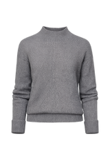 Astrid Rib Knit Sweater / Charcoal