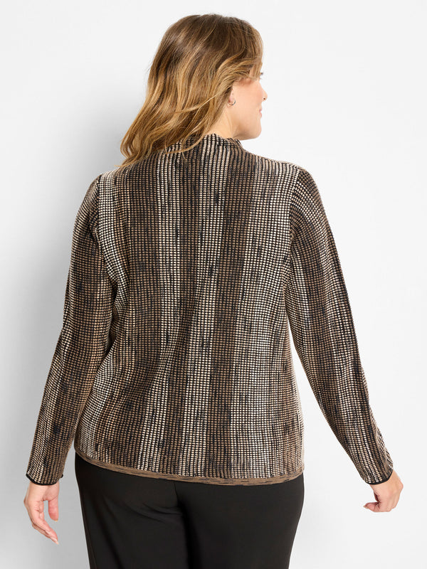 Nic & Zoe Pixel Sweater / Multi
