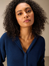 Nile Cardigan Dark Ocean