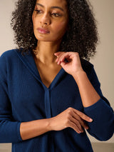 Nile Cardigan Dark Ocean