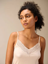 Nile Reversible Lace Cami / Almond
