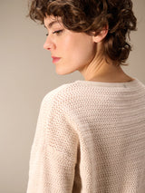 Nile Cotton Pullover / Almond