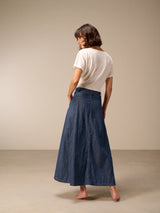 Nile Maxi Denim Skirt