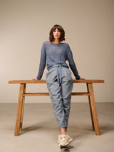 Nile Sweater / Blue Steel