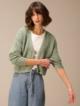 Nile Chunky Knit Cardigan / Salbei