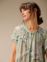 Nile Chunky Knit Cardigan / Salbei