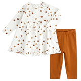 Petit Lem Pumpkin Print Dress Set