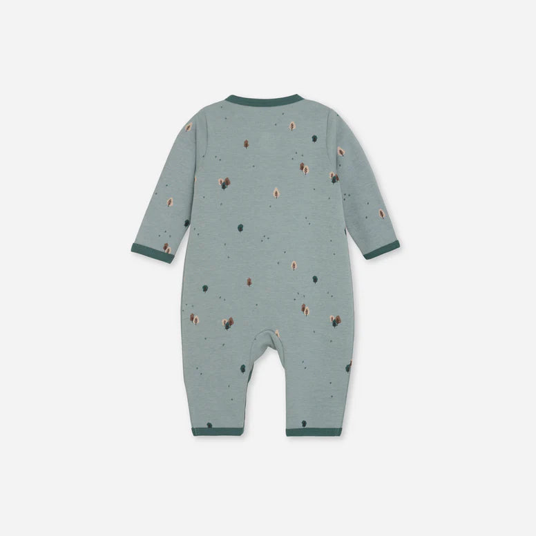 Fixoni Romper /Blue+Trees