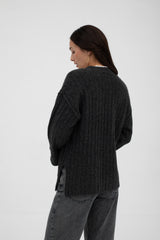 Mus & Bombon Gangam Cardigan / Anthracite