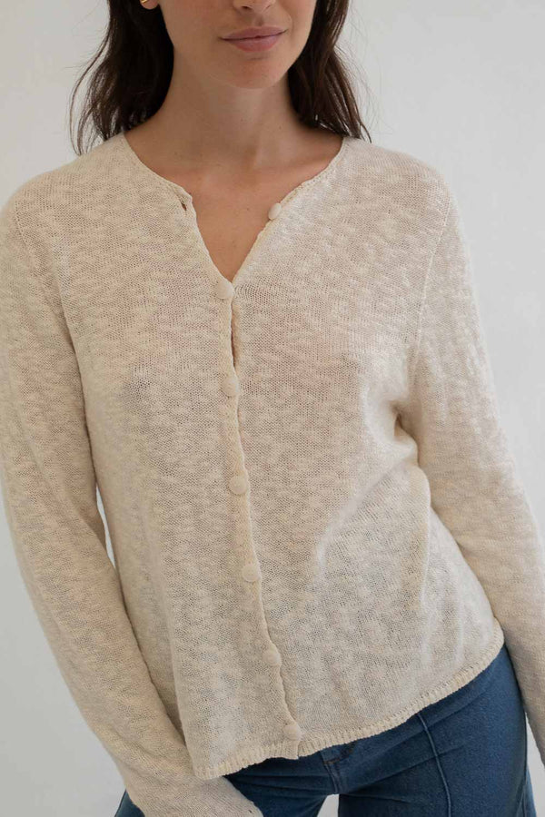 Mus & BomBon Gomera Cardi / Ecru